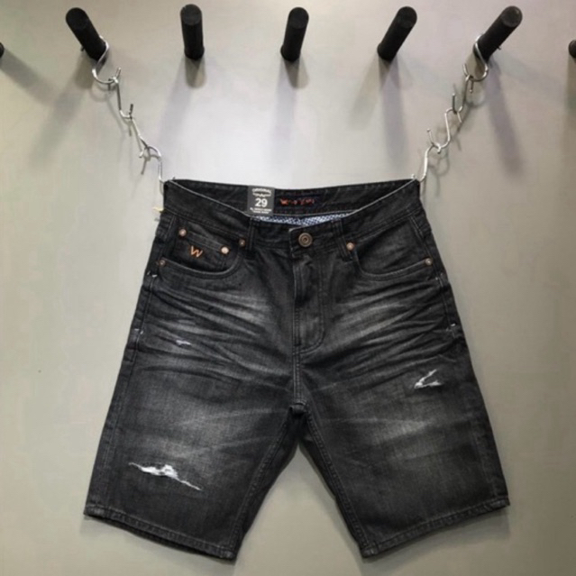 Celana Pendek Denim Pria Kualitas Premium - Celana Jeans Pria Cringkel Werco Original - Celana Pende
