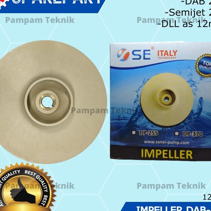 FG2 Kipas impeller dab 255 SANEI ORINAL  Impeler jet pump d255 SANEI model SPI GADING  SPAREPART POM