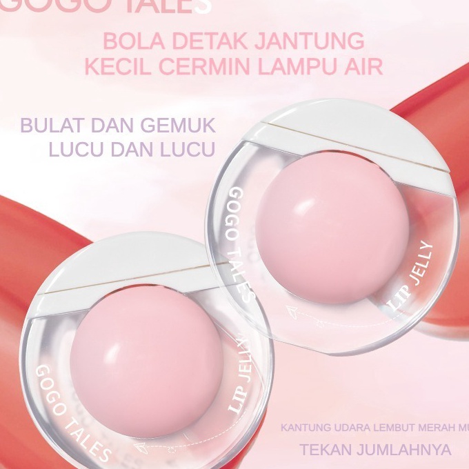 Hemat Gogo Tales cermin berair lip gloss melembabkan glasir bibir plumping Lipstick