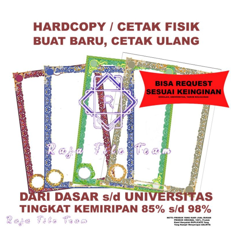 

HardCopy Design Editing/Baru/Pencetakan Ulang Dari Dasar Sampai Univ (Bisa Custom)