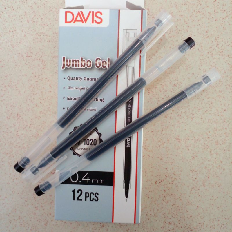 

PENA DAVIS JUMBO GEL 0.4 mm 12 pcs