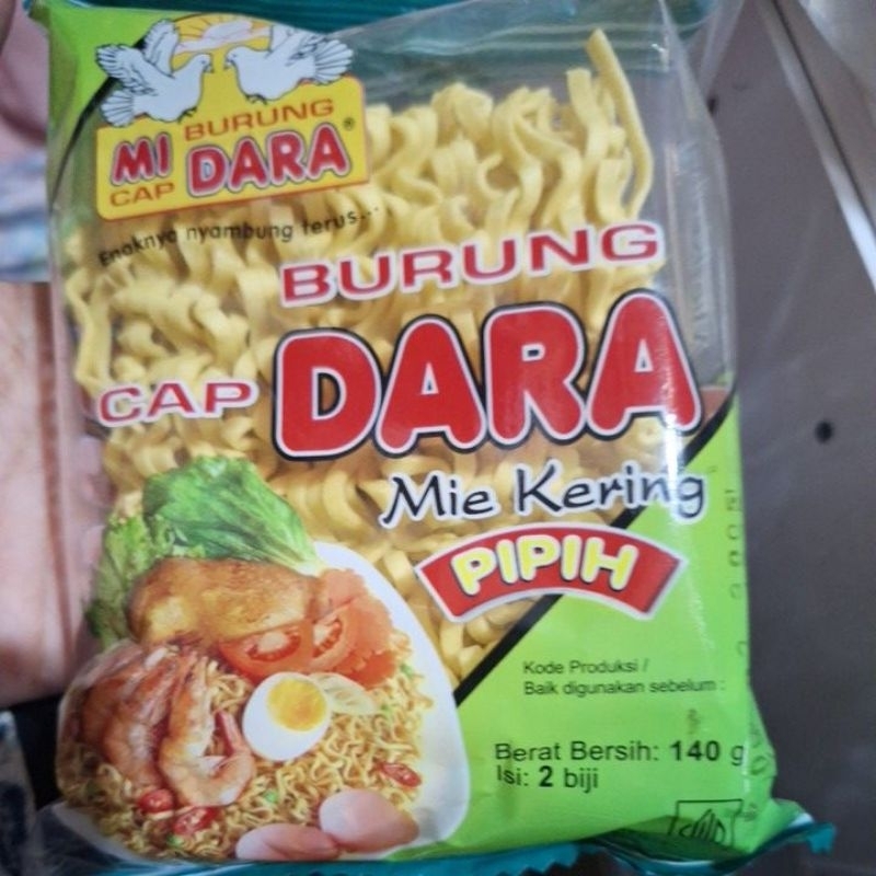 

mie burung dara pipih 140 gram