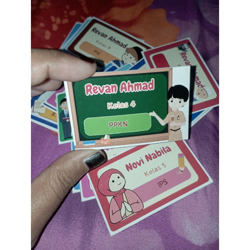 

Label Buku/Label Nama Anak/Label Mata Pelajaran