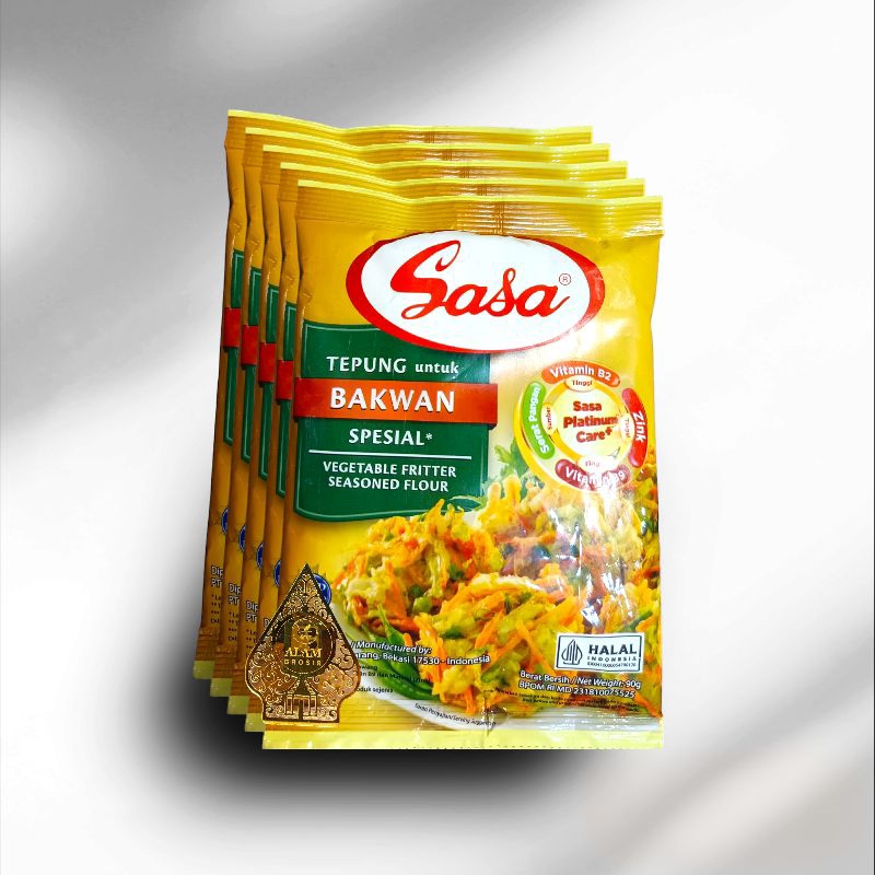 

Sasa Tepung untuk Bakwan Spesial 90gr, 1 renceng isi 10 pcs