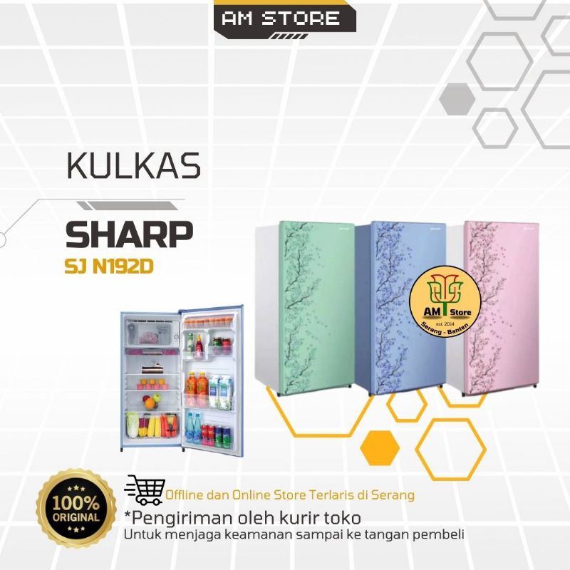 Kulkas 1 Pintu Sharp SJ N192D