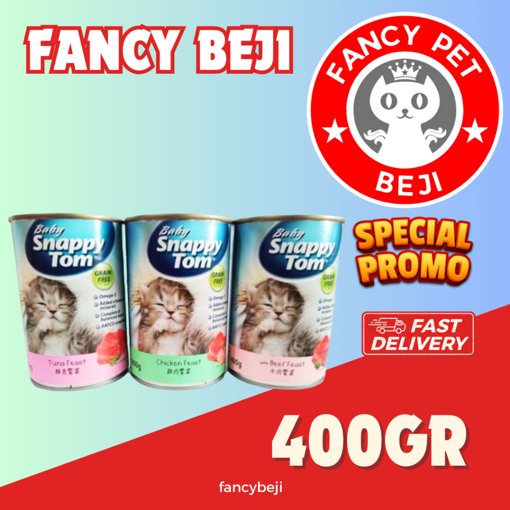 Snappy Tom Baby Kaleng 400gr