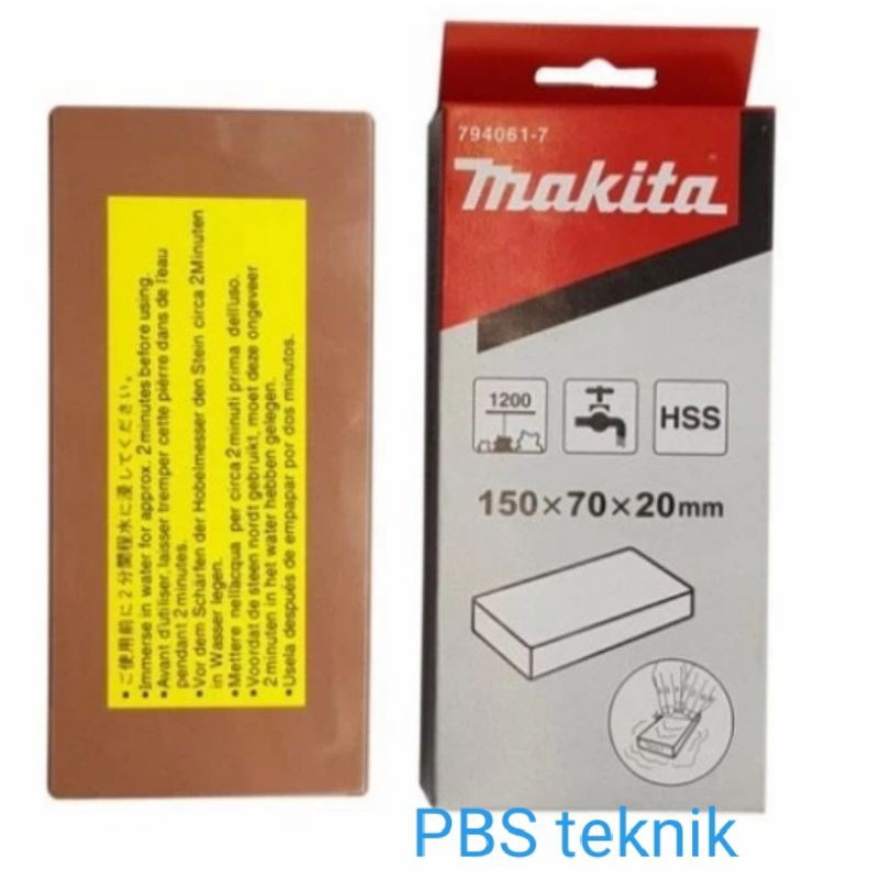 Batu asah pisau merk makita 6 inchi