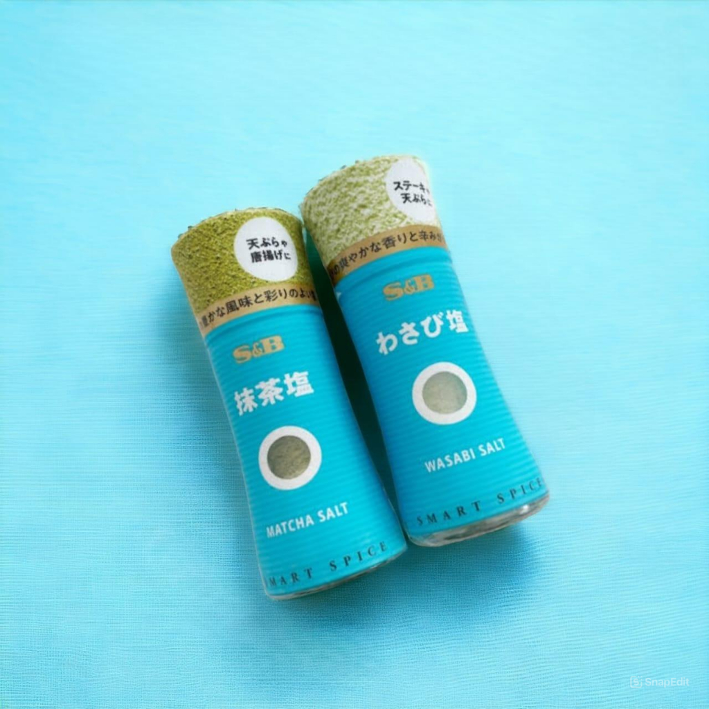 

S&B Smart Spice Matcha Salt Wasabi Salt Matcha Wasabi Bubuk Japan