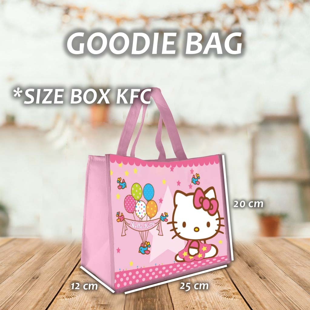 Tas Goodie bag Souvenir Ultah Gambar Hello Kitty Goodie Bag Cute Anak