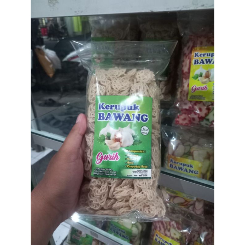 

Mentahan Kerupuk Bawang Original Khas Kenjeran Surabaya