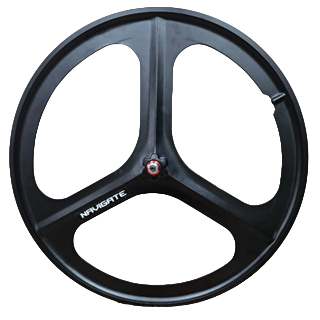 (BARANG LECET SEDIKIT) Wheelset NAVIGATE 700c Magnesium Alloy Untuk Fixie