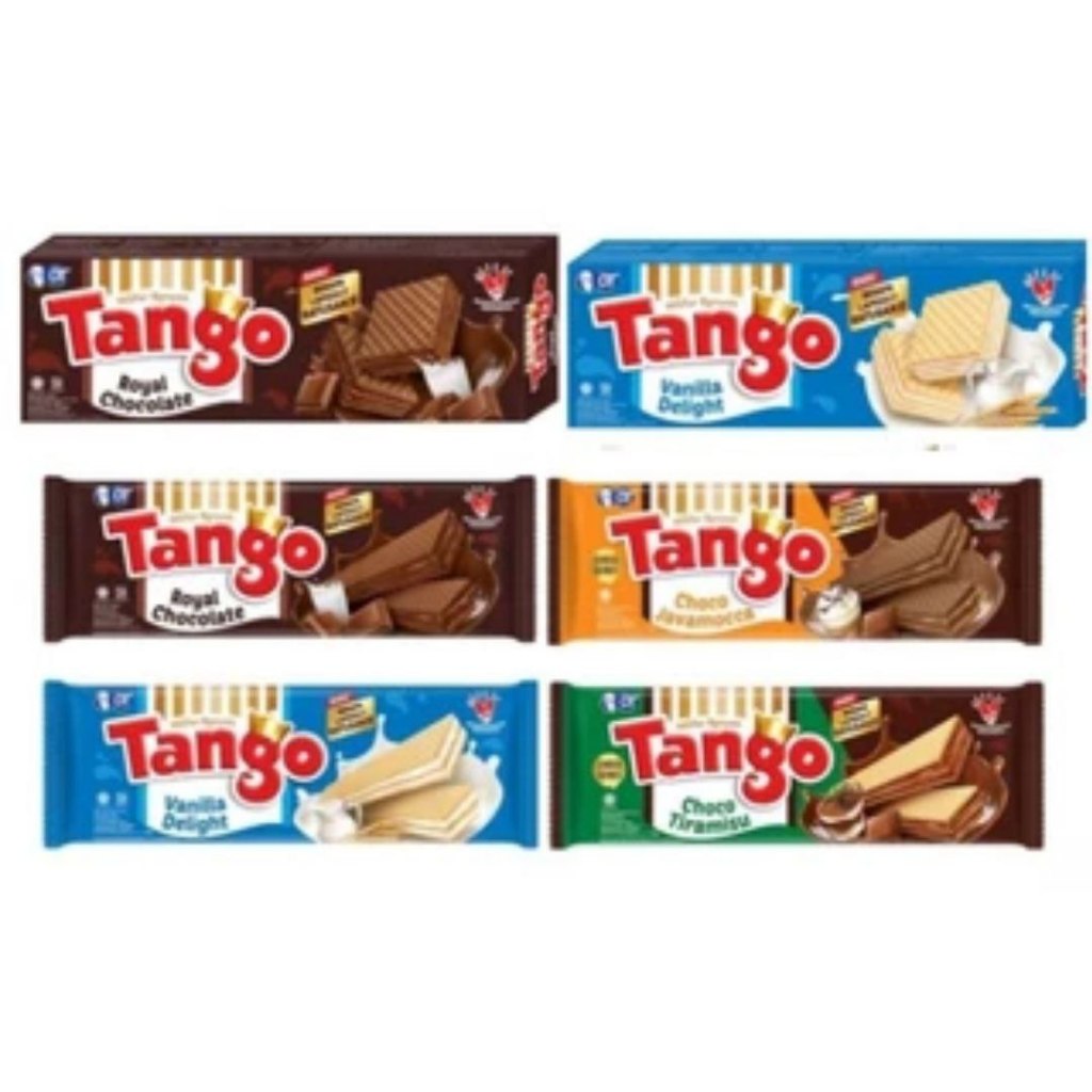 

WAFER TANGO 39 gram ROYAL CHOCOLATE SASSY STRAWBERRY MILKY COKELAT COC - COCONUT
