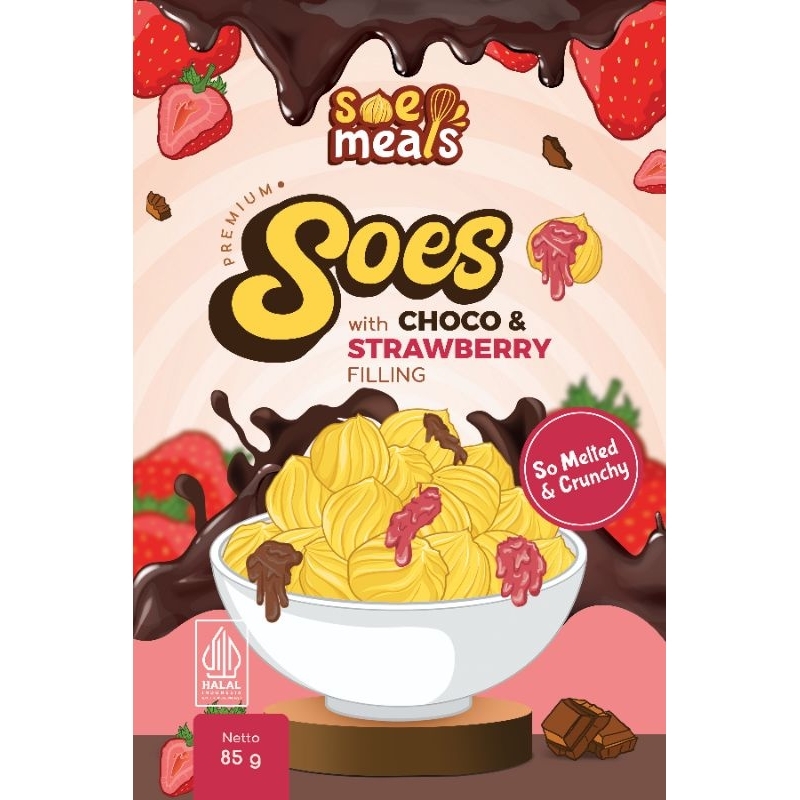 

SUS KERING 150gr ISI MIX COKLAT STRAWBERRY / SOES COKELAT RASA MIX COKELAT STROBERI / SUS COKLAT LUMER