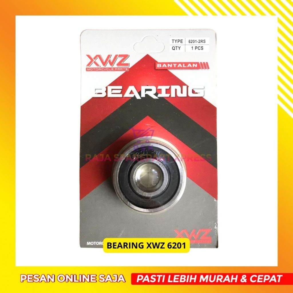 Lahar laker 6201-2RS Bearing Roda XWZ