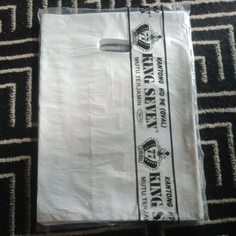 Kantong HD PE Oval  25x35 King Seven / Kantong Plastik Oval Butik Distro Praktis