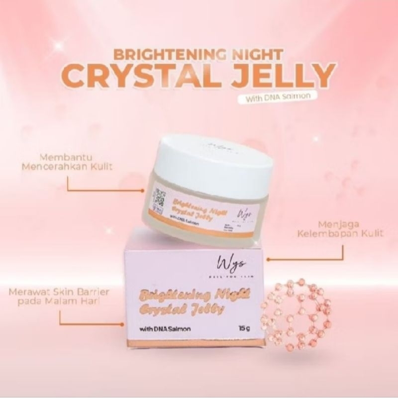 BRIGTHENING NIGHT CRYSTAL JELY WYS WITH DNA SALMON 15GR