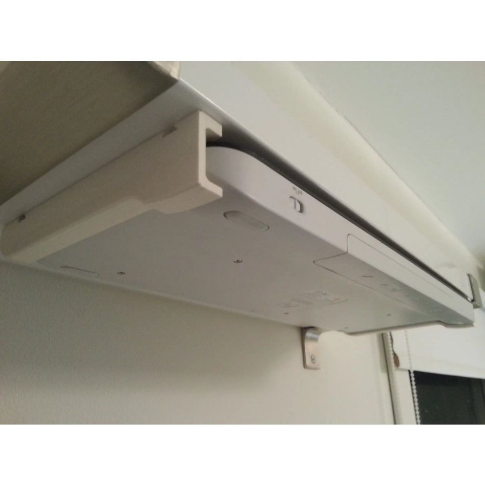 Holder Logitech K400 UnderDesk Drawer Keyboard Laci Aksesoris Desktop Organizer Bawah Meja - n0