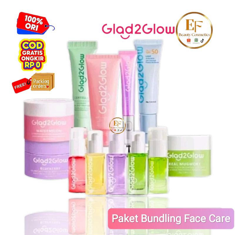 GLAD2GLOW Series Paket Acne | Brightening | Glowing