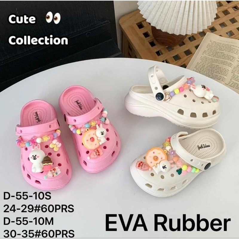 Sepatu Sandal Crocs Anak/Eva Rubber