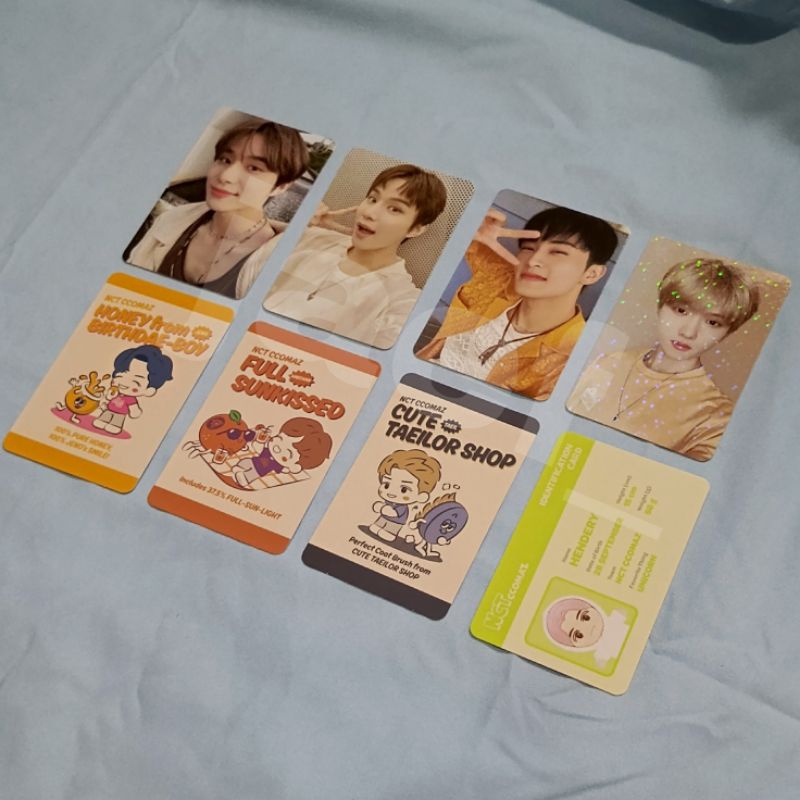 Photocard Official CCOMAZ NCT ROUND 1&2 - Jungwoo, Mark, Jisung STC, Jeno, Haechan, Taeil, Hendery