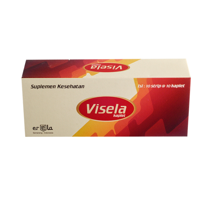 Visela Box 100's Kaplet Erela / Vitamin Ibu Hamil / Asam Folat / Vitamin B6 / Vitamin B12