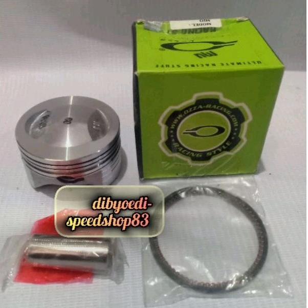Piston kit OZZA RACING 59 60 pen 15 Dum setengah lingkaran Seher piston assy 59 60 pen 15 ozza racin