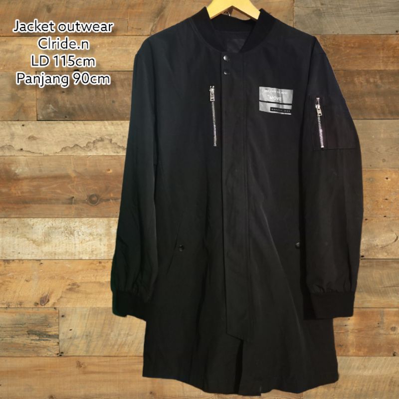 jacket Clride.n Hitam panjang sepaha