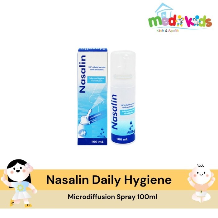 Nasalin Daily Nasal Hygiene Spray 100 ml - Semprotan hidung