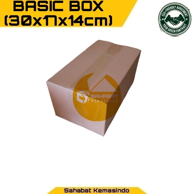 

30x17x14cm Kardus Packing Baru Polos
