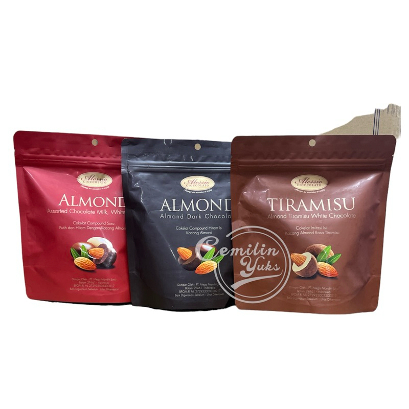 

Alessio Cioccolato Almond Chocolate 180g Coklat Almond Malaysia Tiramisu Almond Chocolate