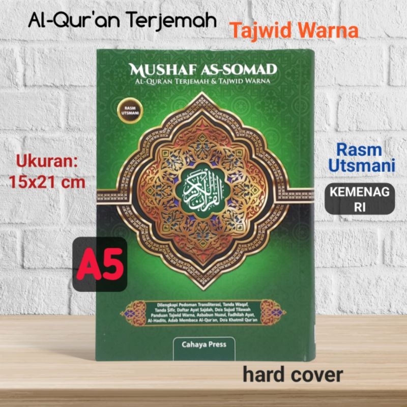 Alquran Terjemah Alquran Tajwid Warna Alquran Rasm Utsmani Mushaf Utsmani AS-SOMAD A5