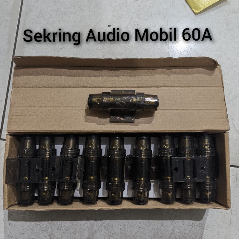 Fuse Box Audio Mobil 60A / Sekring Audio Mobil 60A