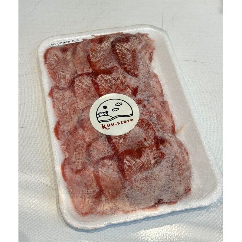 

AUS OXTONGUE SLICE - LIDAH SAPI - DAGING LIDAH SAPI IRIS