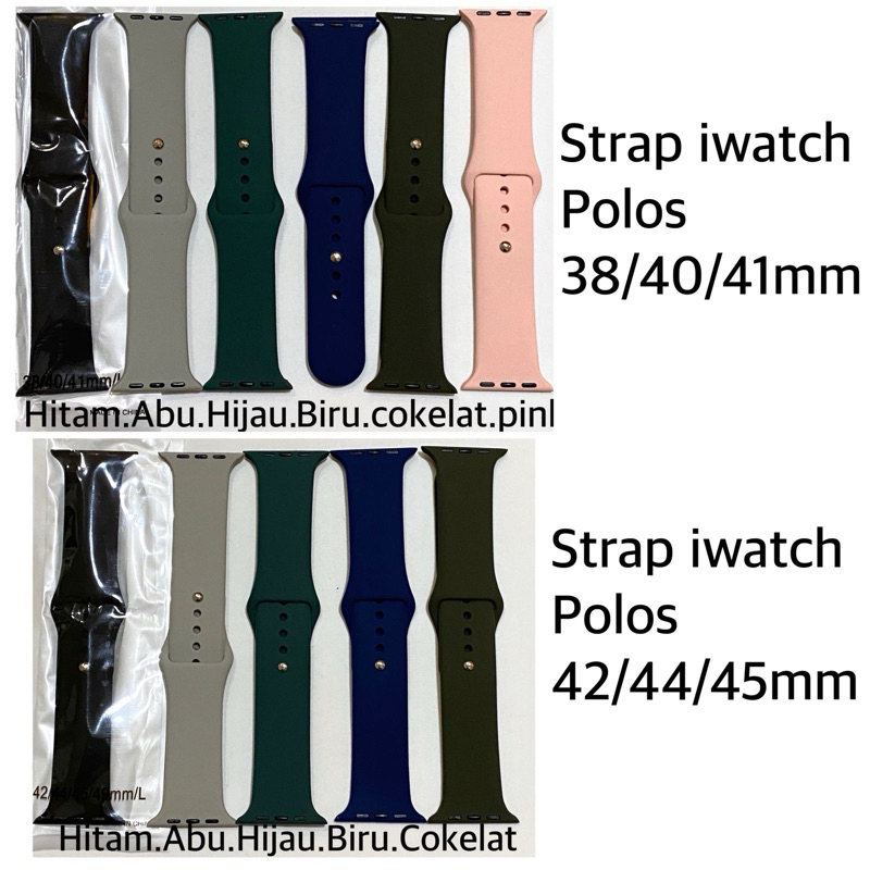 Strap Polos Apple watch series 7 2021 41mm / 45mm || strap polos-41mm