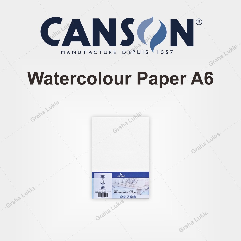 

Canson Watercolor Paper A6 200gsm / Canson Montval A6