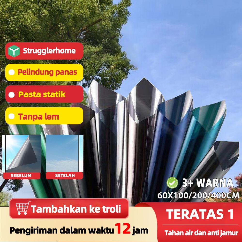 【strugglerhome】kaca film jendela rumah kaca film one way  kaca film bening