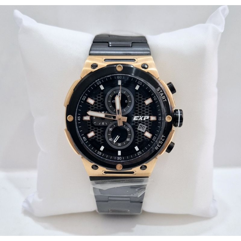 Expedition E6837M Black Rosegold Jam Tangan Cowok