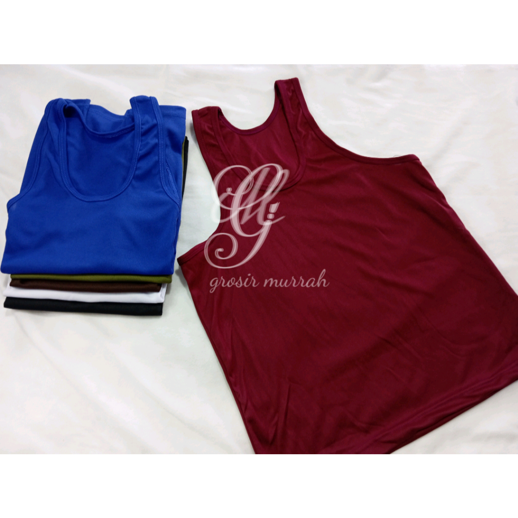 6pcs Tank top Tali Besar Wanita Dewasa //Tank top Tali lebar