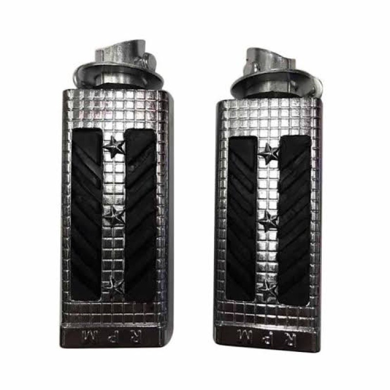 Footstep Belakang Motor Universal Besi Karet Pijakan Kaki Bebek Ayago