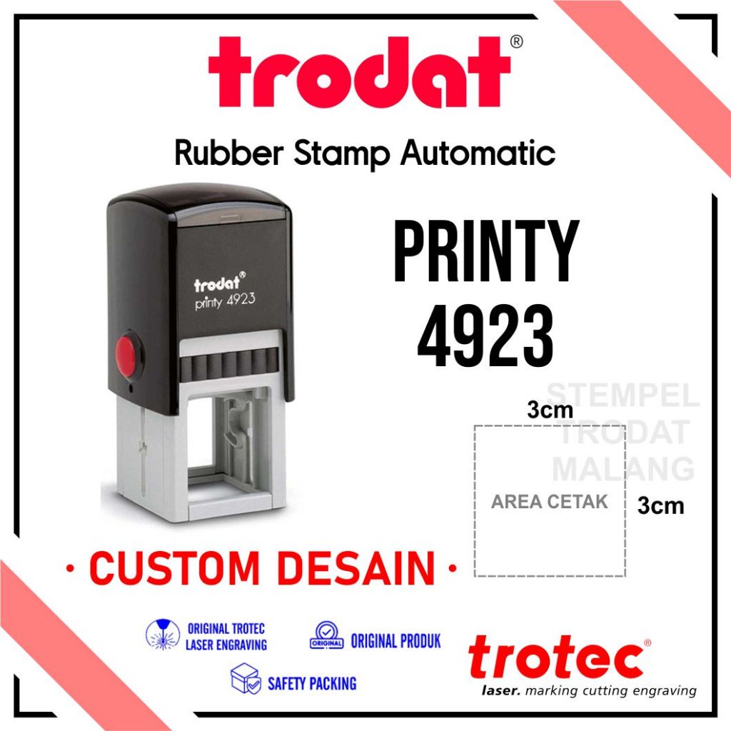 

Stempel Trodat 4923 (Stempel Warna Otomatis, Original Trodat)