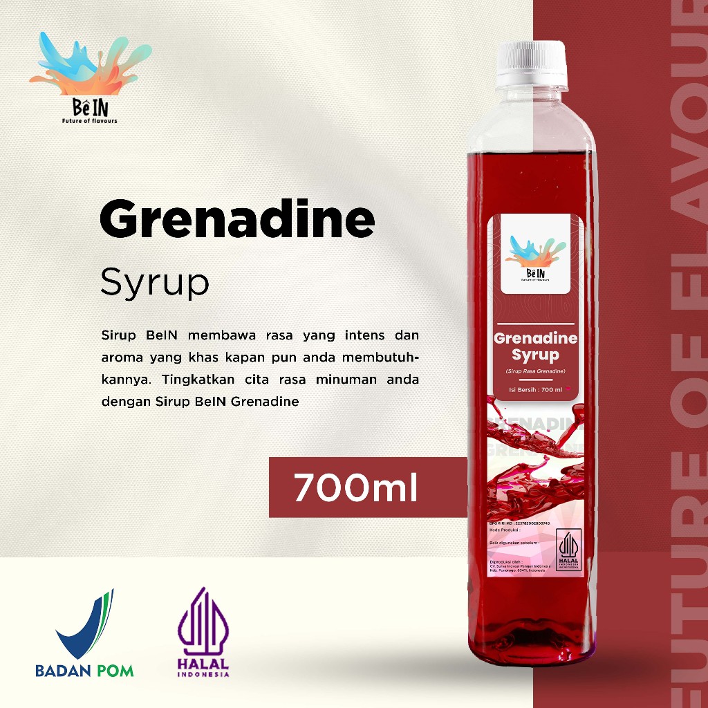 

BeIn Grenadine Syrup - Sirup Delima 700 ml