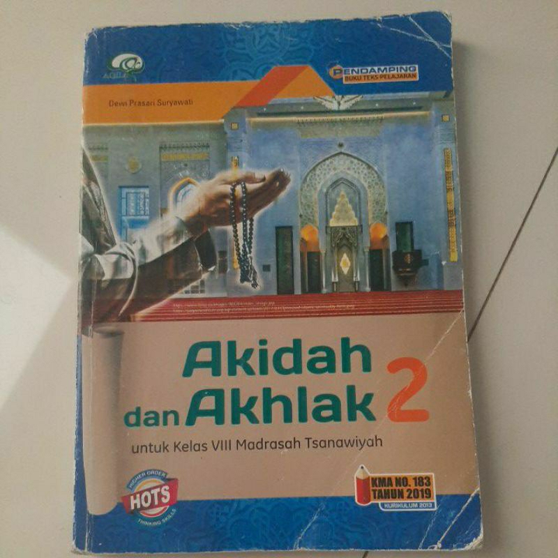 

Akidah Akhlak kelas 8 MTs penerbit Aqila, buku bekas