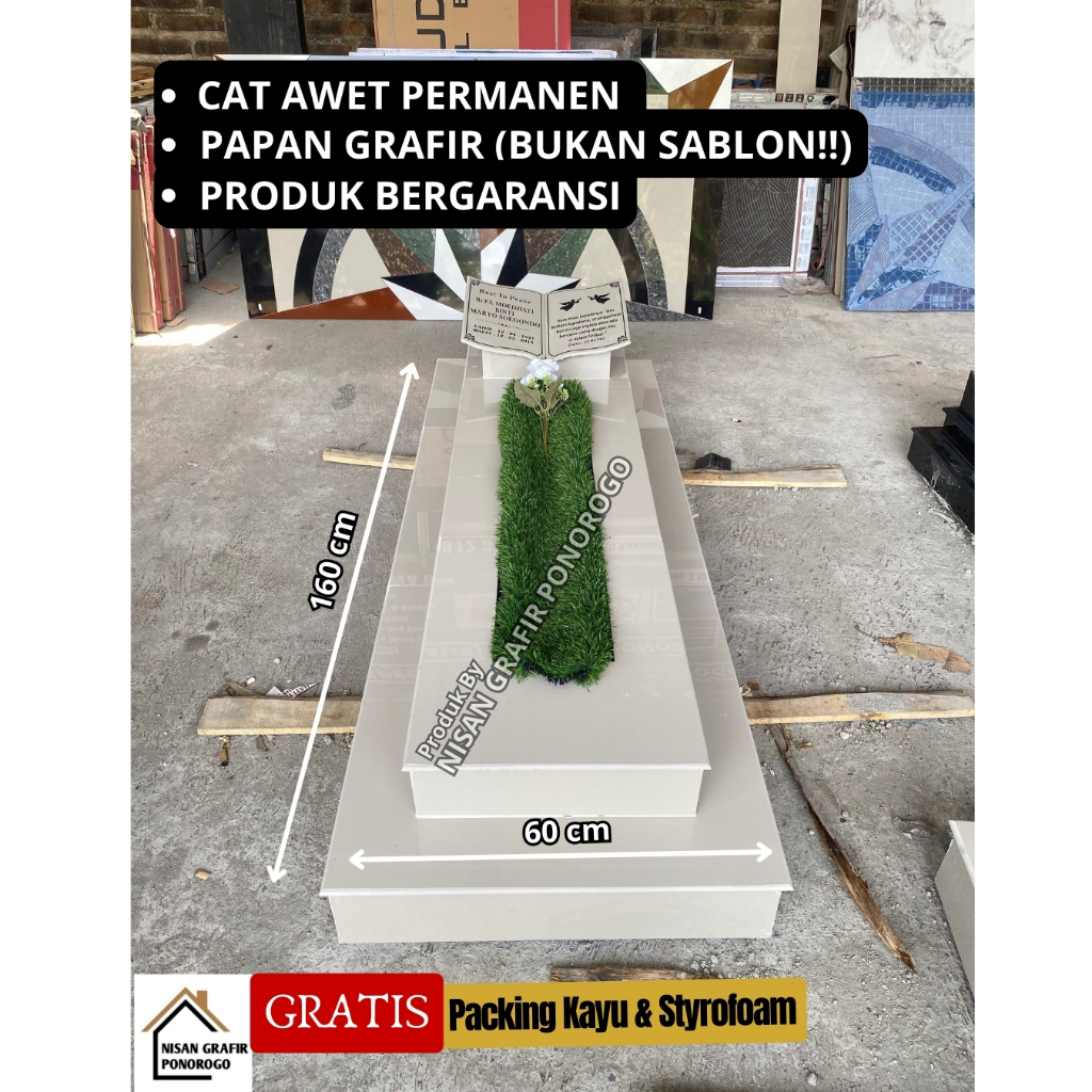 KIJING MAKAM DEWASA 160X60 2TRAP