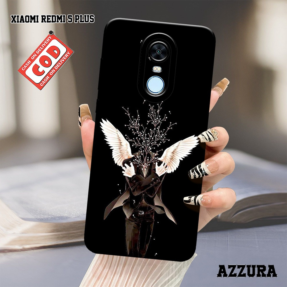 AZZURA - Case Xiaomi Redmi 5 Plus - Fashion Case Aesthetic  - Softcase Xiaomi Redmi 5 Plus - Casing 