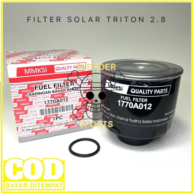 FILTER SOLAR TRITON 2.8 - FUEL FILTER MITSUBISHI TRITON 2.8 GLX L200 STRADA 2.8