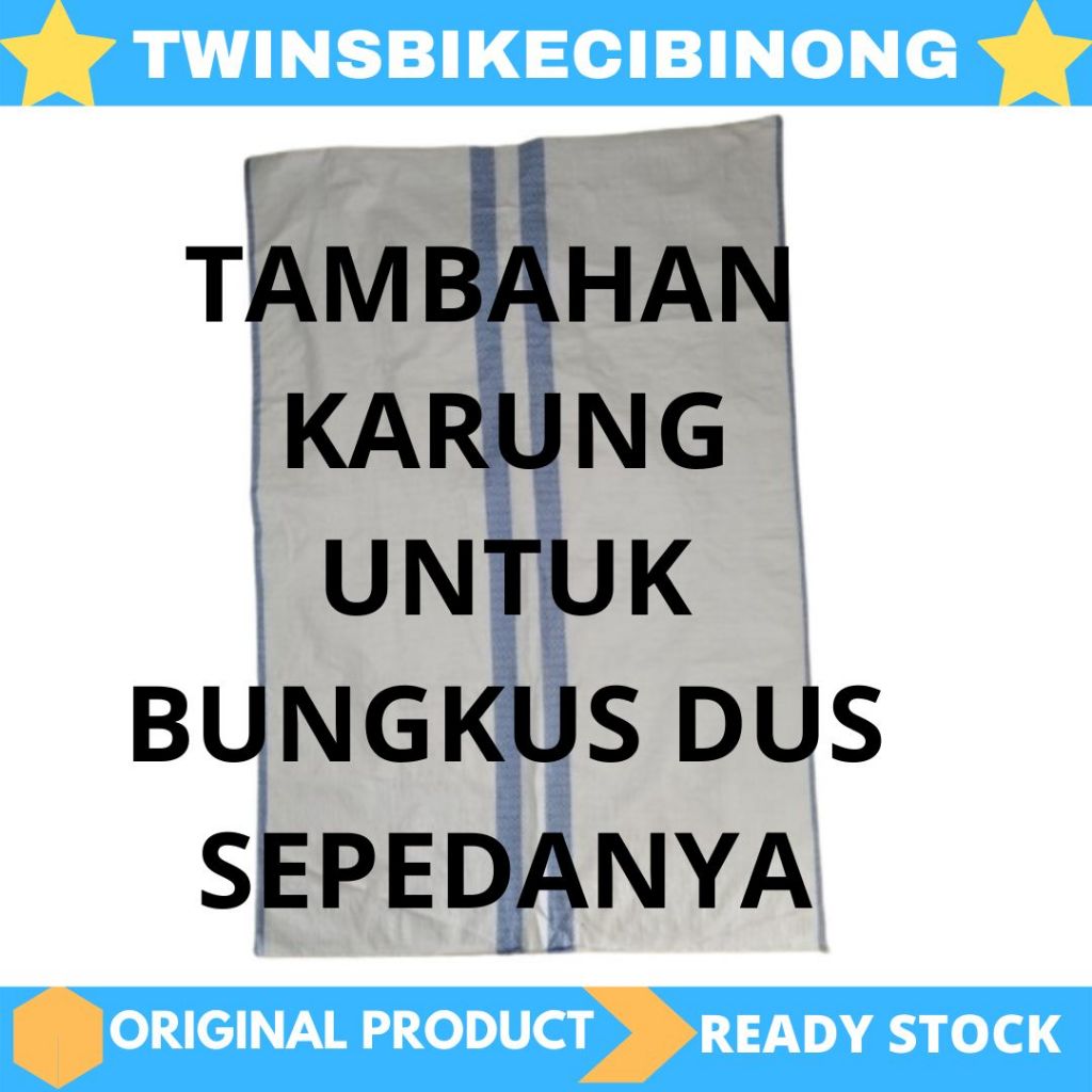 

Packing Tambahan Karung Untuk Bungkus Dus Sepeda