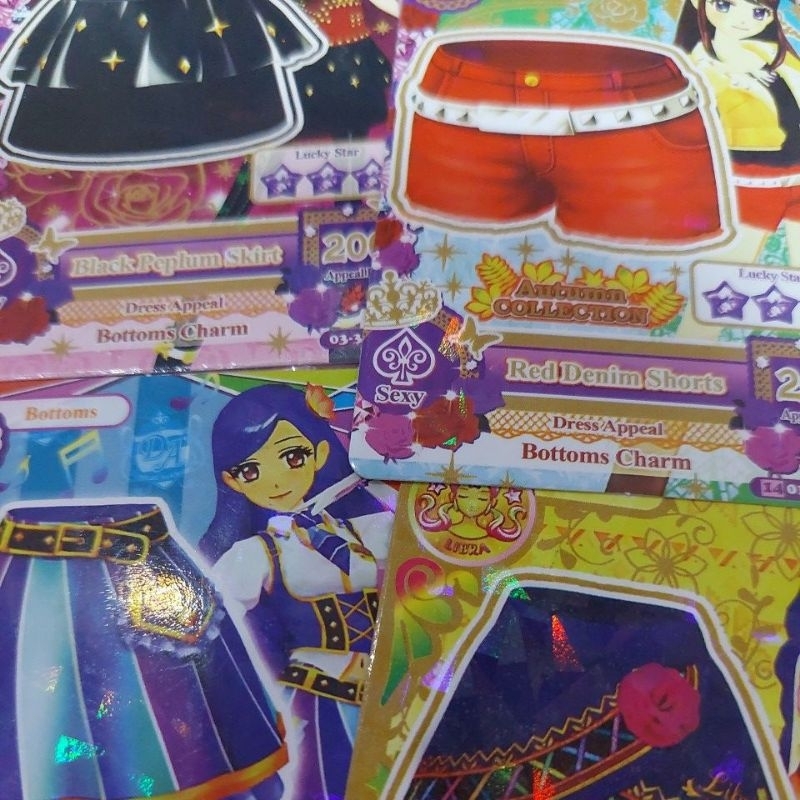 aikatsu card UNOFFICIAL kartu sexy bottom type