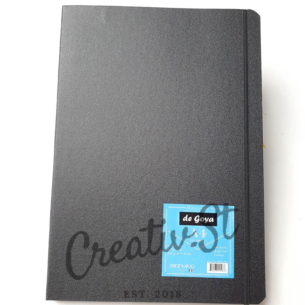

KODE B3U9 de Goya Watercolor Book Stitched A5 A6 3 sheets 2 gsm Buku Cat Air