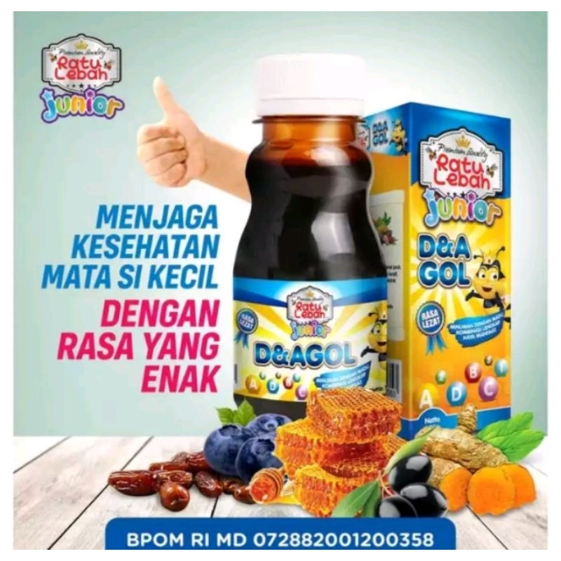 

Madu Anak Ratu Lebah Junior DHA Gold Plus Omega 3 DHA Gold Ratu Lebah