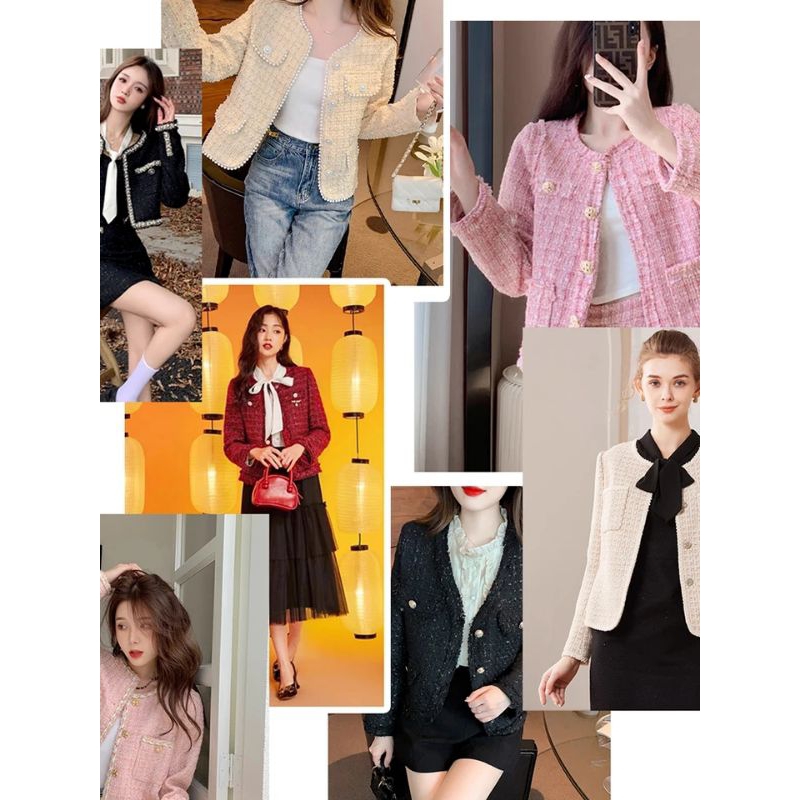 TYH PROMO Kain Tweed Import Premium/Bahan Tweed Import Premium/Kain Tweed Murah/Tweed Import